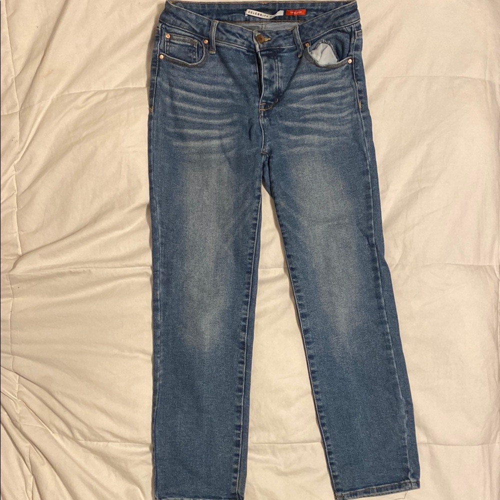 Celebrity Pink Blue Straight Leg Jeans